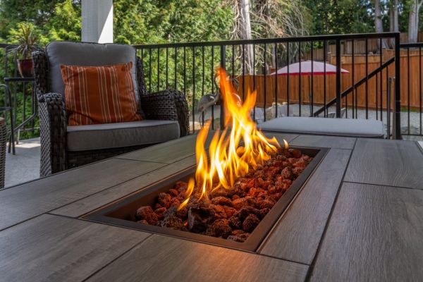 Gas Fire Pit Installation in Lehi