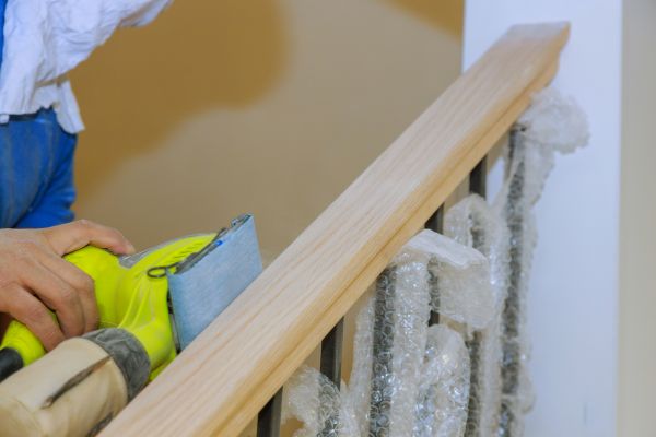 Handrail Sanding in Lehi