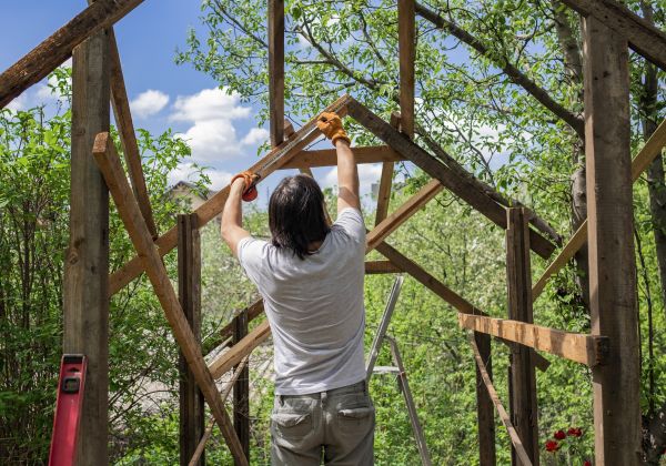 Wood Pergola Repair in Lehi